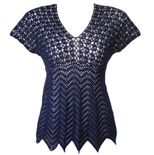 Front of the Cascading Ripple Top