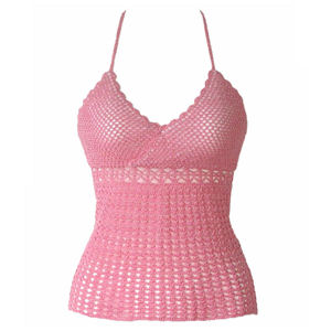 Flexible Fashions - Crossed-Cup Halter Top Crochet Pattern