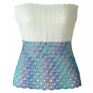 Front of the Fish Scale Tube Top