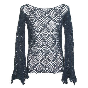 Flexible Fashions - Long-Sleeved Motif Top Crochet Pattern