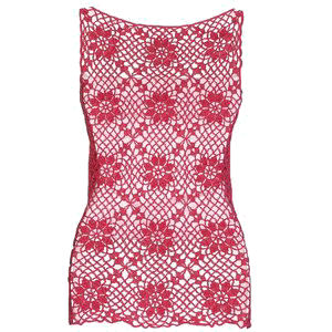 Flexible Fashions - Sleeveless Motif Top Crochet Pattern